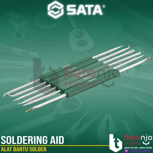 Sata Soldering Aid Solder Kit Tool 6 PCS 03120 Alat Bantu Solder