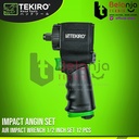 TEKIRO Air Impact Wrench 1/2 Inch Set 12 Pcs Impact Angin Set Tekiro
