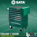 Sata Toolbox Laci Perkakas Susun 7 Drawer Tools Trolley Trolly 95107