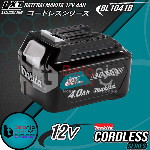 Makita Battery 12V 4Ah BL 1041 B Baterai 12 V Lithium Ion BL1041B 4 Ah