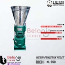 Richi Mesin Pencetak Pellet KL-250 Mesin Cetak Pelet KL250 KL 250