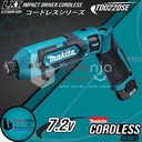 Makita Mesin Obeng Baterai TD022 DSE Impact Driver Cordless 7.2V SET