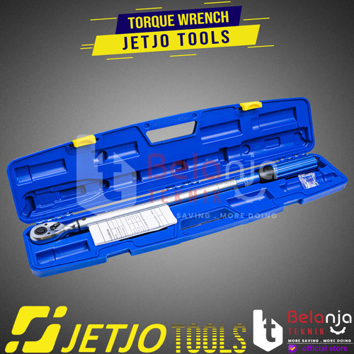 JETJO TOOLS Kunci Momen Kunci Torsi Torque wrench 1/2" 60-330 NM CRV