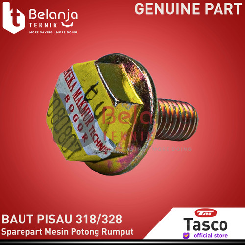 Tasco Baut Pisau Mesin Potong Rumput 318 328 Saw Lock Nut 318 328