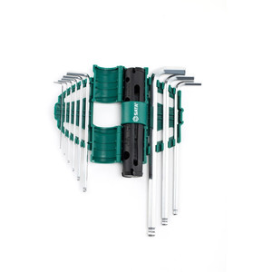 Sata Kunci L 09124 PCS Extra Long Ball Point Hex Key Set Torque Handle