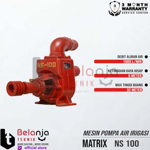 MATRIX Mesin Pompa Air Irigasi NS 100 4 Inch Water Pump NS100 4"