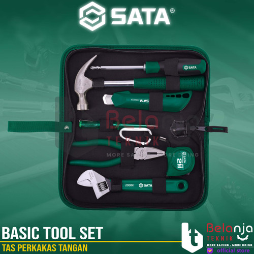 Sata Basic Tool Set 7 PCS 06001 Tas Perkakas Tangan Tool Kit Set