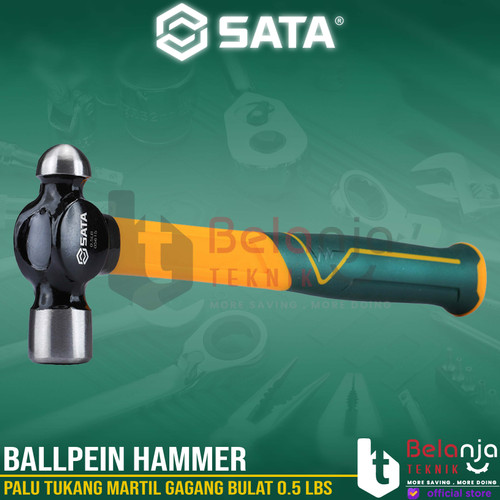 Sata Palu Tukang Martil Gagang Bulat 0.5 LBS 05615 Claw Hammer Ball