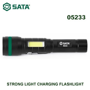 Sata Lampu Senter LED 05233 Strong Light Charging Flashlight