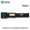 Sata Lampu Senter LED 05233 Strong Light Charging Flashlight