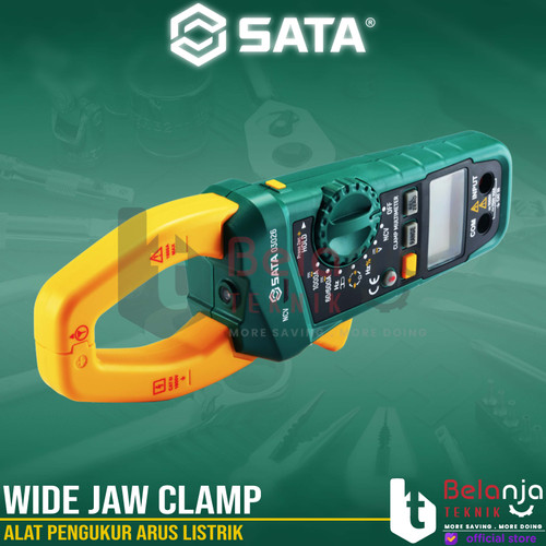 Sata Wide Jaw Clamp Multimeter AC/DC 03026 Alat Pengukur Arus Listrik