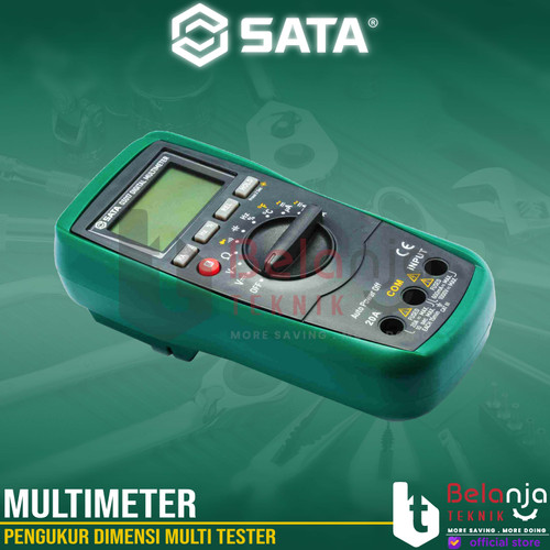 Sata Multimeter With Temperature 03017 Pengukur Dimensi Multi Tester