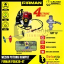 Firman Mesin Potong Rumput Gendong FGB 438 Brush Cutter 4 Tak + FWP 10