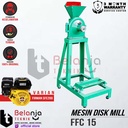 Disk Mill FFC 15 Mesin Giling Tepung + Engine Firman SFE 200 FI 6.5 HP