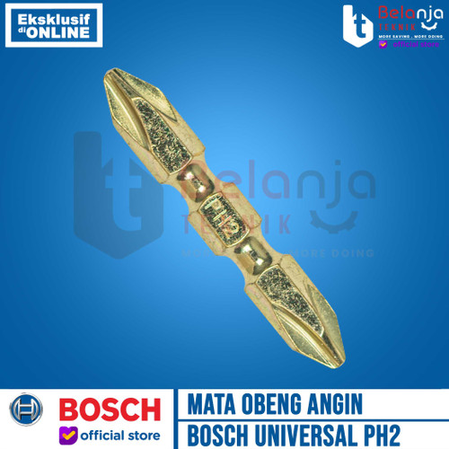 Bosch Double Ended Screwdriver Bits PH2 X 45 MM Mata Obeng Angin Plus