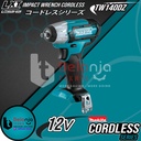 Makita Impact Wrench Cordless TW140DZ Mesin Pembuka Baut Baterai 12V
