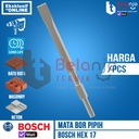 Bosch Flat Chisel Hex 17 x 280 mm Mata Bobok Beton Pahat Pipih 17MM