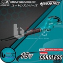 Makita Hand Blower Cordless DUB361 RT2 18V Mesin Peniup Angin Baterai