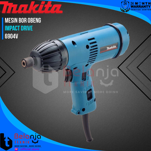 Makita Impact Driver 6904 V Mesin Bor Obeng Listrik 6904V 360 W 1/4 In