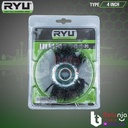 Ryu Cup Brush Crimped 4" Sikat Kawat Mangkok Lurus 4 Inch 100 X 0.5MM