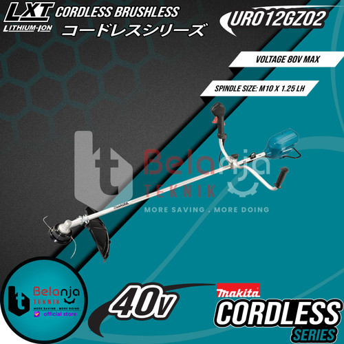 Makita Cordless Brushless U-Handle UR012GZ02 Mesin Pemotong Rumput 80V