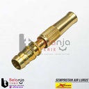 Xander Semprotan Air Lurus Kuningan Kepala Selang Brass Hose Nozzle