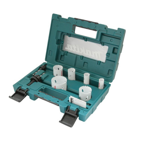Makita Beam Holesaw Set 9 Pcs Mata Bor Pelubang Kayu Pipa Pvc Hole Saw