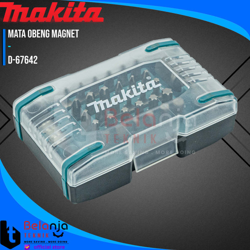 Makita Magnetic Screwdriver Bit Set 32 Pcs Mata Obeng Magnet D-67642