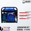 General Mesin Generator Set ET 3200 CE Genset Bensin 2200 Watt ET3200