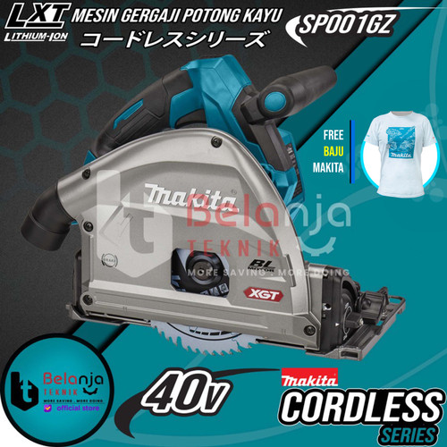 Makita Plunge Cut Saw SP001GZ Mesin Gergaji Potong Kayu 40V Brushless