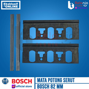 Bosch Mata Pisau Serut Ketam Sugu 82 MM HSS Planner Blade + Adapter
