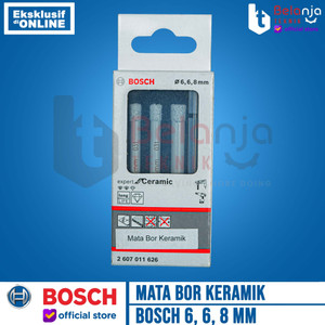 Bosch Diamond Drill Bits Ceramic Set 3 Pcs Mata Bor Keramik Granit 3Pc