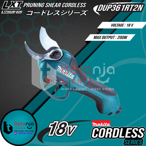 Makita Pruning Shear Cordless DUP361 RT2N Mesin Pemotong Dahan Ranting