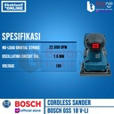 Bosch Mesin Amplas Cordless Sander GSS 18V-Li Charger Baterai 2 AH