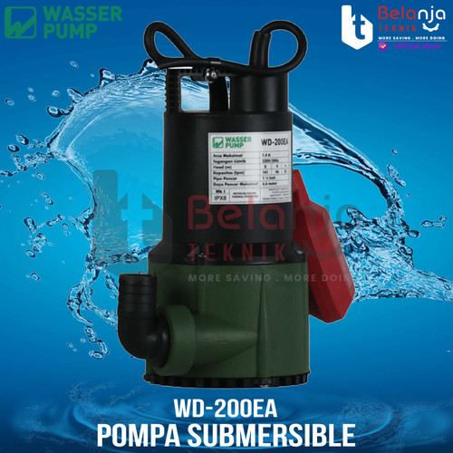 Wasser Submersible Pump WD 20 EA 200 Watt Mesin Pompa Celup 7 Meter