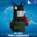 Wasser Submersible Pump WD 20 EA 200 Watt Mesin Pompa Celup 7 Meter