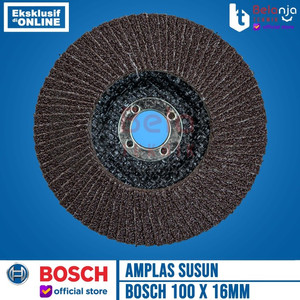 Bosch Flap Disc Metal Mata Batu Gerinda Amplas Susun 4 Inch Grit 80 4"