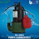 Wasser Submersible Pump WD 20 EA 200 Watt Mesin Pompa Celup 7 Meter