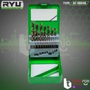 Ryu Drill bits HSS Cobalt SET 19 Pcs Mata Bor HSS Stainless 1-10 MM