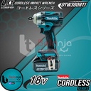 Makita Impact Wrench Cordless DTW300RTJ Pembuka Baut 18V 1/2" DTW 300