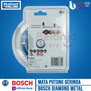 Bosch Diamond Metal Cutting Disc 4 Inch Mata Potong Besi Gerinda 4" In