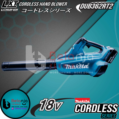 Makita Mesin Peniup Angin Baterai DUB362 RT2 18V Hand Blower Cordless