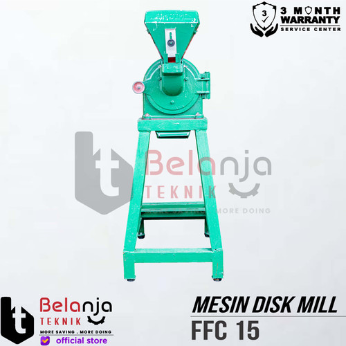 FFC 15 Disk Mill Mesin Gilingan Tepung + FGE 220 HD 7.5 HP