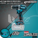 Makita Cordless Driver Drill DF002GD201 Mesin Bor Baterai 40V 2.5 A