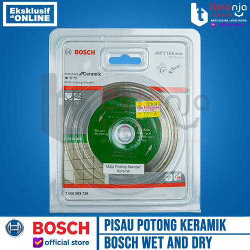 Bosch Diamond Wheel Ceramic Standar Mata Pisau Potong Keramik 4 Inch