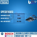 Bosch Mesin Sedot Vacuum Cleaner Cordless Gas 18V-LI Procore 18V 4 AH
