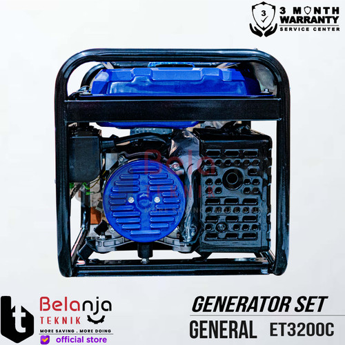 General Mesin Generator Set ET 3200 CE Genset Bensin 2200 Watt ET3200