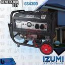 Izumi NLG Genset Bensin GS4300 Generator Set Listrik 3300 Watt GS 4300