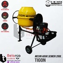 Tigon Mesin Aduk Semen Molen 200 Liter TCM 200 L Bensin 7 HP