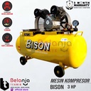 Bison Unloaded Air Compressor 3 HP Mesin Kompresor Udara Body Only 3HP